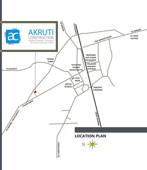 Akkruti Konark Location Map